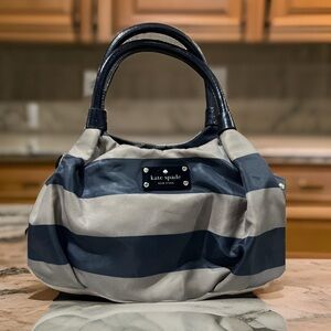 Kate spade dark creme and navy bag